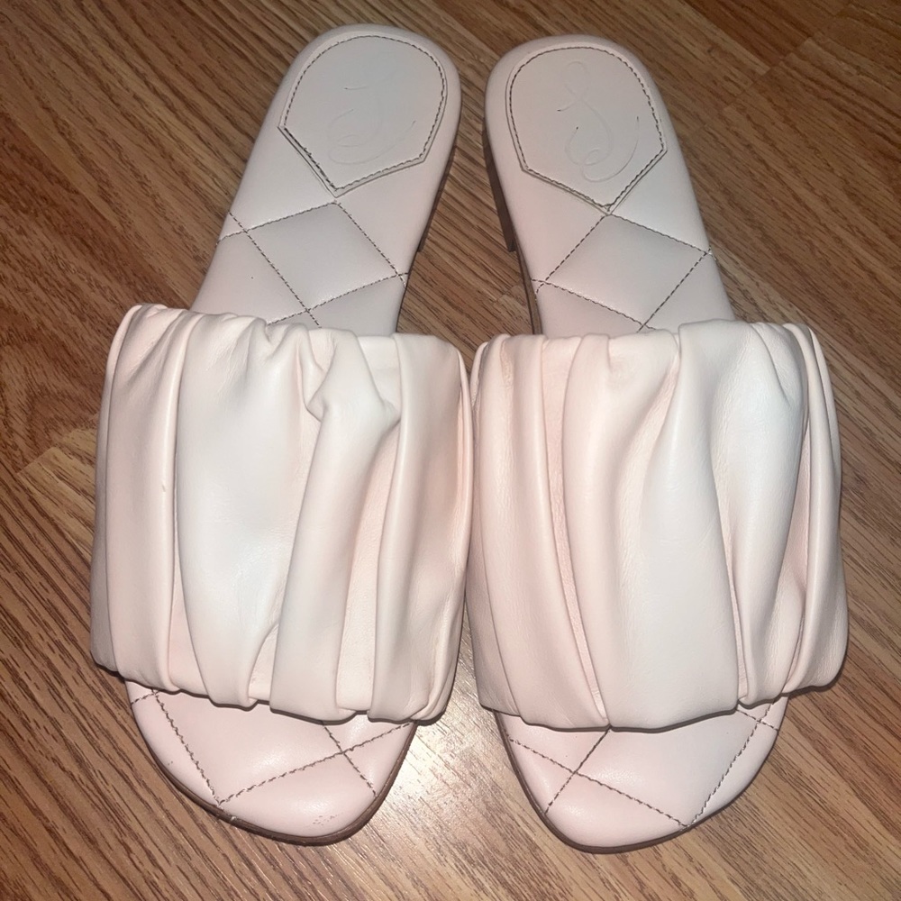 Sam Edelman leather slides